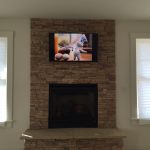 TV over fireplace Colorado Springs